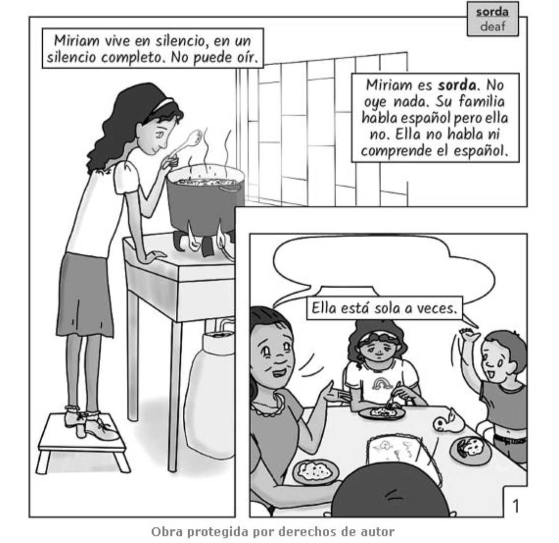 Pintando con las manos: A graphic novella by Rachel Emery
